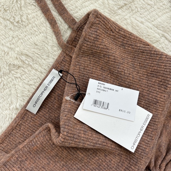 Christopher Esber wool cashmere blend cut out maxi dress NWT - Picture 3 of 5